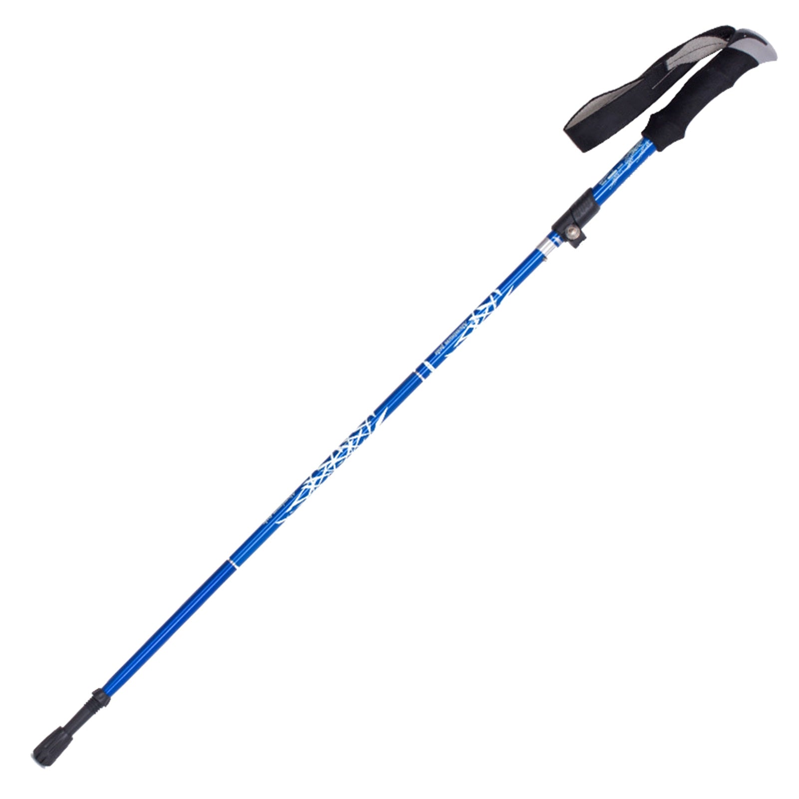 Auminum Alloy Ultralight Trekking Pole Anti Shock Hike Folding Stick